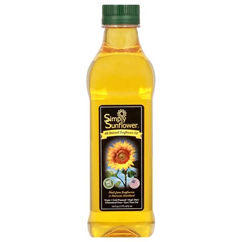 Simply Sunflower All Natural Sunflower Oil - Shop Oils at H-E-B