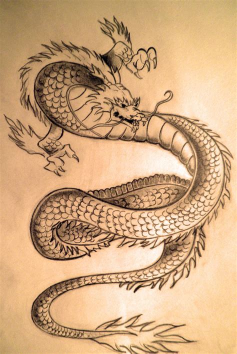 Japanese Traditional Dragon by rizb0 on DeviantArt