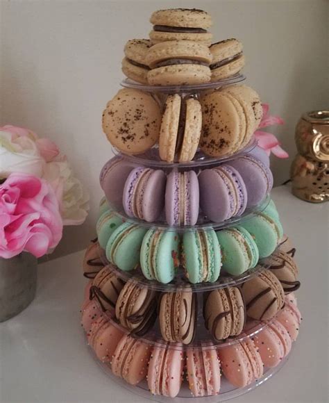 Macaron Tower | Macaron tower, Macarons, Food