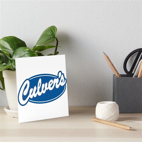 "Culver's Logo 2" Art Board Print for Sale by sydneykeiner | Redbubble