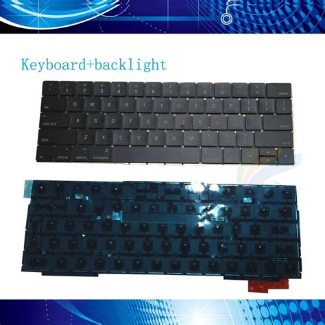 A1706 A1707 US Keyboard for Macbook Pro Retina 13" 15" Keyboard with Backlight Backlit 2016 2017 ...