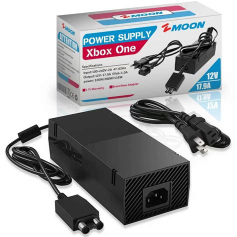 Xbox One Power Supply Xbox one Power Brick Power Box Block Replacement Adapter AC Power Cord ...