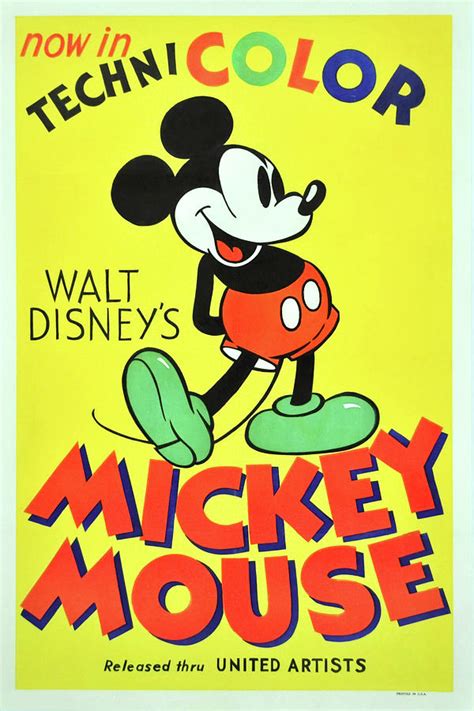 Mickey Mouse Retro Movie Poster Photograph by Retro Photography Archive - Fine Art America