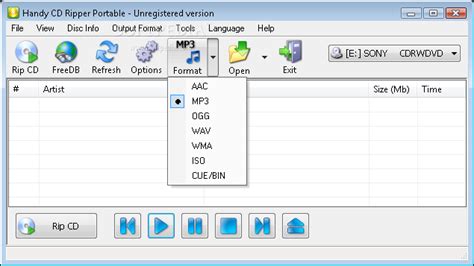 Handy CD Ripper Portable 2.5.5 - Download, Review, Screenshots