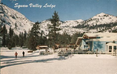 Squaw Valley Lodge California Postcard