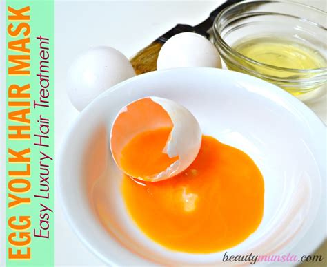 How to make an Egg Yolk Hair Mask at Home - beautymunsta