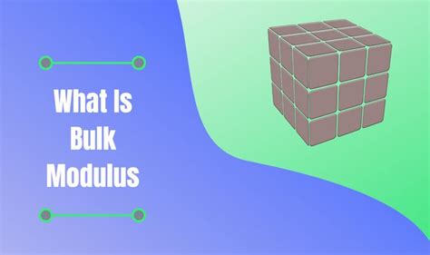 Bulk Modulus: Bulk Modulus formula, definition and examples | Bulk modulus, Material science ...