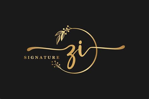 signature logo design 7818574 Vector Art at Vecteezy