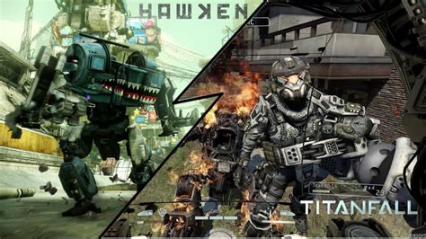 HAWKEN Vs. Titanfall - YouTube