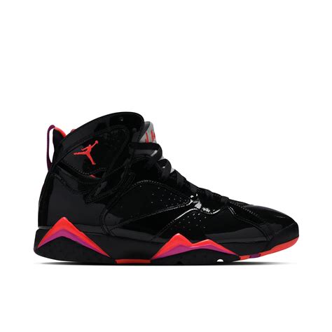 Air Jordan 7 Black Patent Leather | 313358-006 | Laced