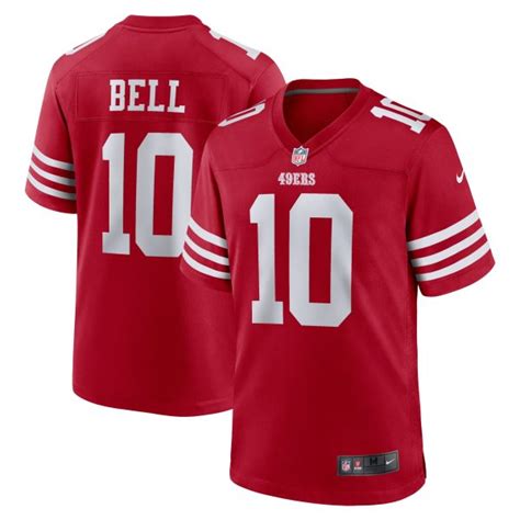 Men's San Francisco 49ers Ronnie Bell Nike Scarlet Team Game Jersey