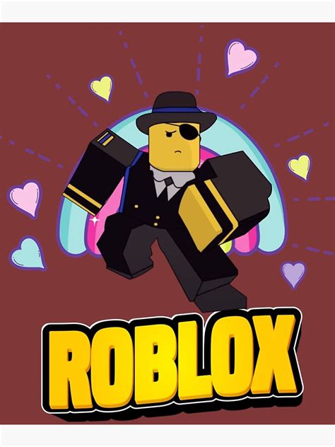 "rainbow roblox avatar " Poster for Sale by AMMIE-BOUTIQUE | Redbubble