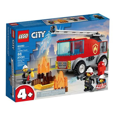 LEGO City Fire - Fire Ladder Truck - - Fat Brain Toys