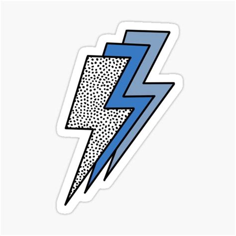 Aesthetic Lightning Bolt Sticker or Decal Decals & Skins Laptop ...