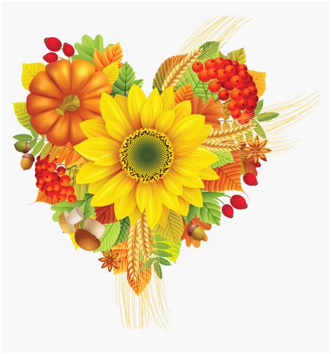 Transparent Thanksgiving Break Clipart - Fall Flowers Clipart Free, HD Png Download ...