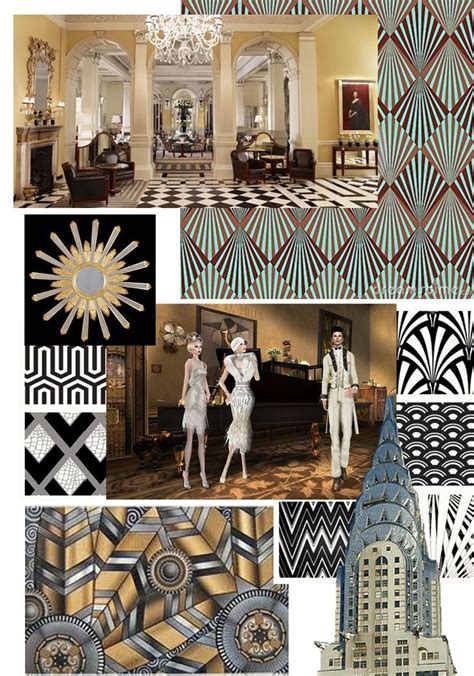 Art Deco Inspired Moodboard | Art deco rugs, Art deco furniture, Art ...