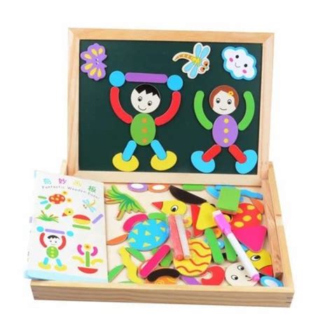 Fantastic Wooden Multipurpose Easel Jigsaw Puzzle Board Toy at Rs 350 /piece | Wooden Puzzle ...