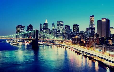 New York City Lights Wallpapers - Top Free New York City Lights Backgrounds - WallpaperAccess