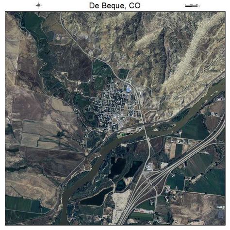 Aerial Photography Map of De Beque, CO Colorado