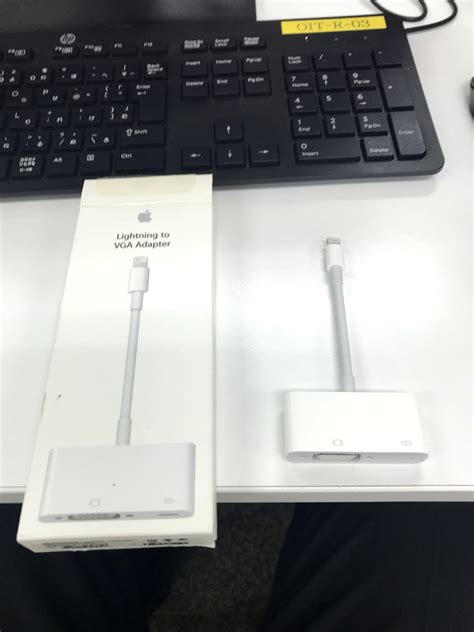 Apple Lightning to VGA Adapter | 沖縄県障がい者ITサポートセンター