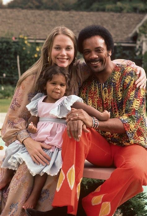 Quincy Jones with wife, actress Peggy Lipton of the television show Mod ...