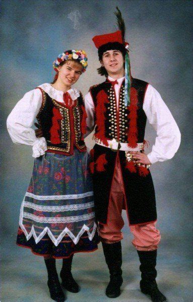 Traditional clothing of Poland. Krakovian folk dress | Traditional ...