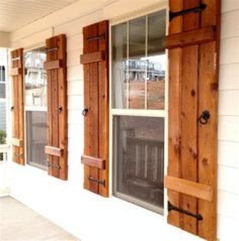 Custom Wooden Shutters | Etsy | Shutters exterior, Brick exterior house ...