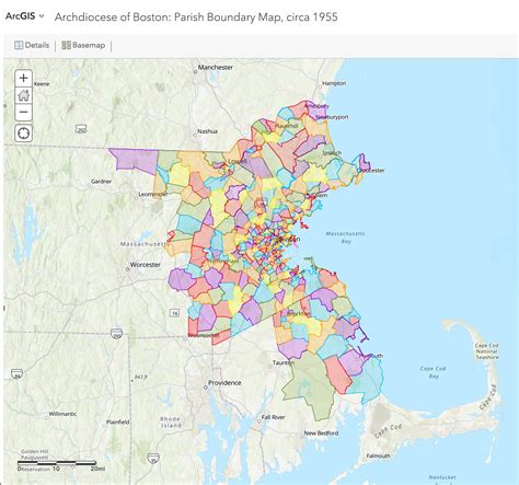 The Archive Department of the Archdiocese of Boston releases new Boston Catholic Parish Map, a ...