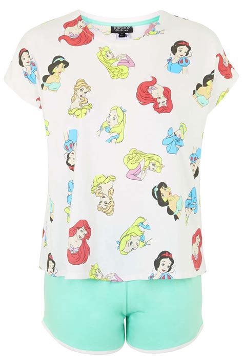 Photo 1 of Disney Princesses Pyjama Set Cotton Pjs, Cotton Sleepwear, Pyjamas, Asos, Disney ...