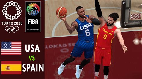 SPAIN vs USA | Tokyo 2020 Olympics | Men's Basketball Quarter-Finals ...