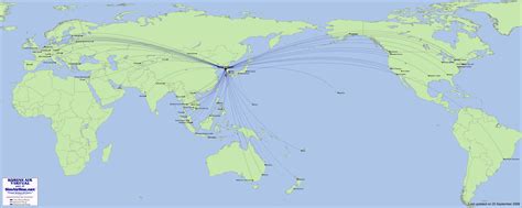 Gruñido carbón escapar korean air route map Acera Comedia de enredo Stevenson