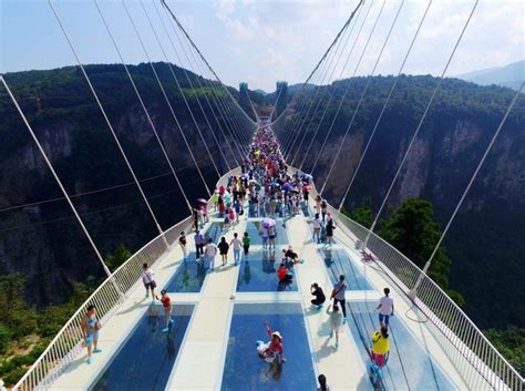 World’s tallest and longest glass bridge opens in China – Graphic World