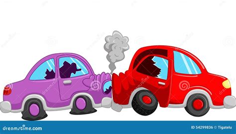 Cartoon Car Accident Vector Illustration | CartoonDealer.com #54299836