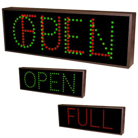 LED Open Full Sign | Drive Thru Lane Signs 5898 | Directional Signage