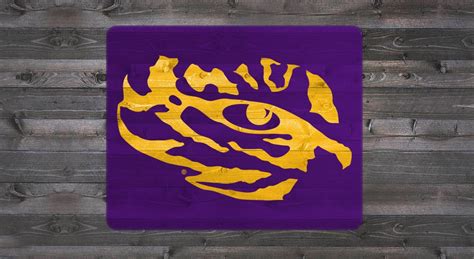 LSU TIGER EYE Tailgater Stencil Kit | Etsy