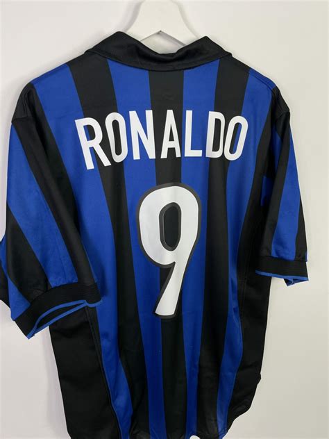 1998-99 Inter Milan home jersey (#9 RONALDO) - M • RB - Classic Soccer ...