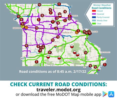 Modot Road Conditions Map Missouri - Charis Augustina