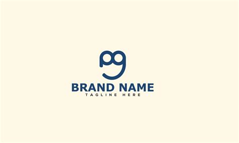 PG Logo Design Template Vector Graphic Branding Element 10814435 Vector ...