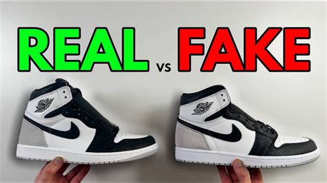 REAL VS FAKE! NIKE AIR JORDAN 1 HIGH OG BLEACHED CORAL (STAGE HAZE) SNEAKER COMPARISON! - YouTube