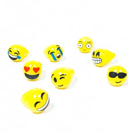 Emoji LED Rings (12 Pack) | Emoji Galore