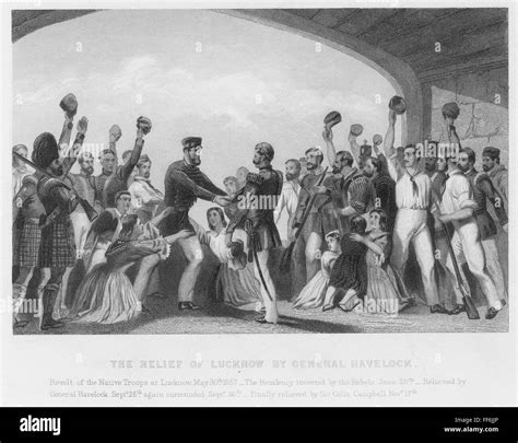 SEPOY REBELLION, 1857. /nThe second relief of Lucknow by General Sir Colin Campbell on 17 ...