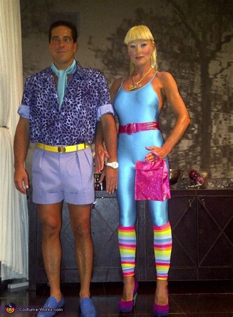 Homemade Ken and Barbie Costumes