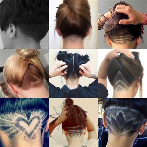 Nape Undercut Designs for Women