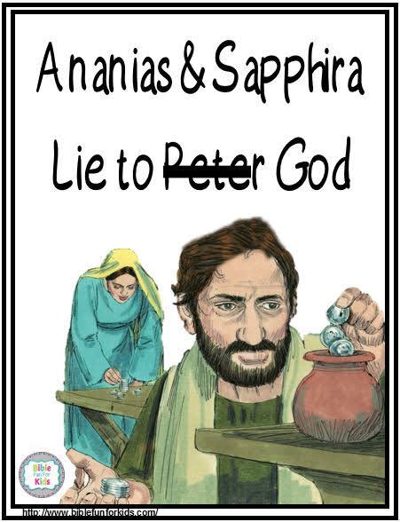 Ananias and Sapphira | Bible Fun For Kids