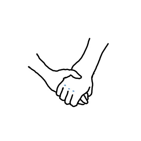 How to Draw Holding Hands - Step by Step Easy Drawing Guides - Drawing ...