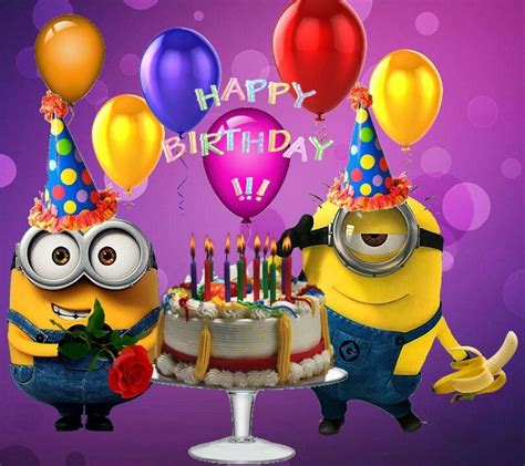 Pin by CaliBunnyMama on Birthday! (And other Fun Stuff!) | Happy birthday minions, Happy ...