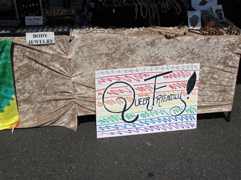 Queer friendly sign at one vendor booth | Robert Ashworth | Flickr