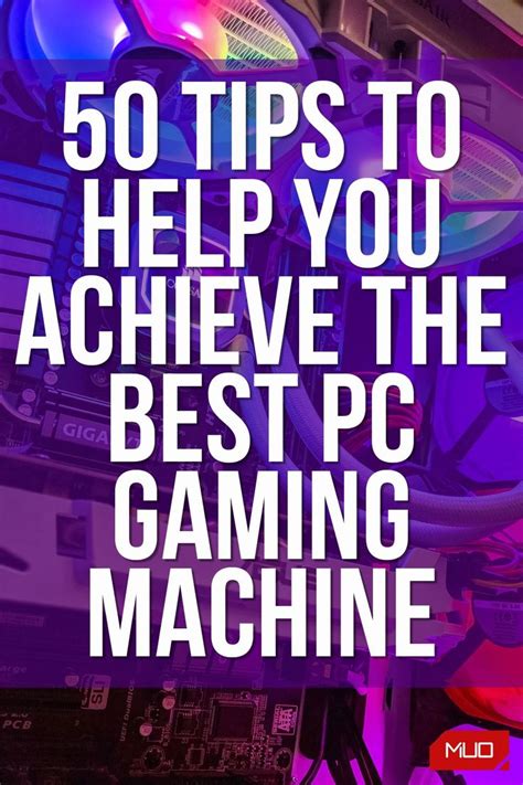 50 Tips to Help You Achieve the Best PC Gaming Machine | Gaming pc ...