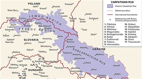 Subcarpathian Ruthenia | historical region, Eastern Europe | Britannica