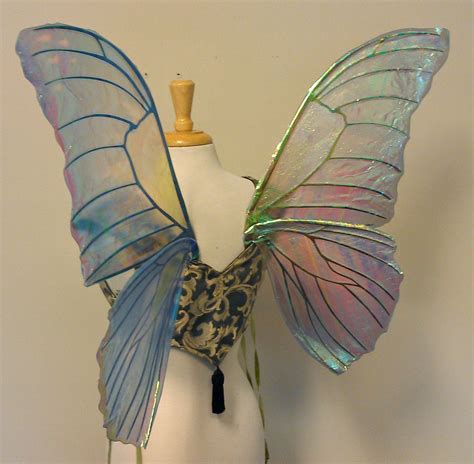 Medium Large Morpho "Morning Glory" Iridescent Fairy Wings - READY TO ...